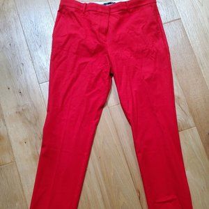 COPY - NWT Ann Taylor, The tall ankle pant - 14 red